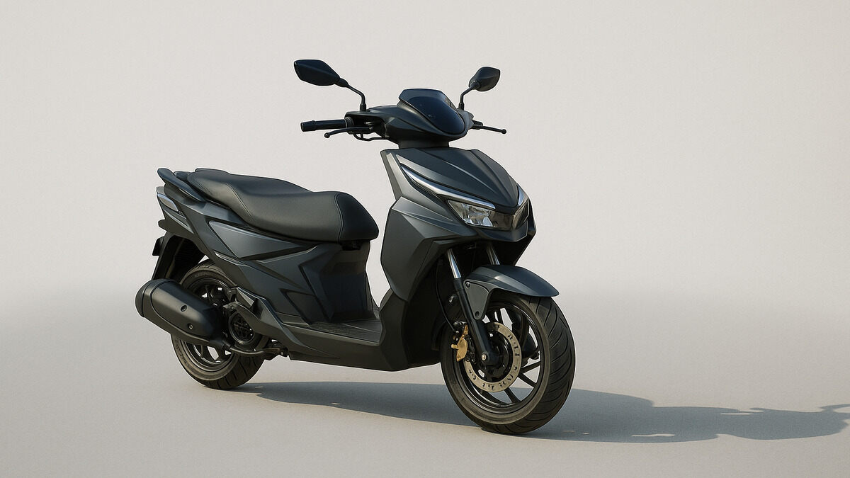 Hero Xoom 160 scooter on a plain background