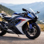 Yamaha YZF R9 sport bike on mountain road